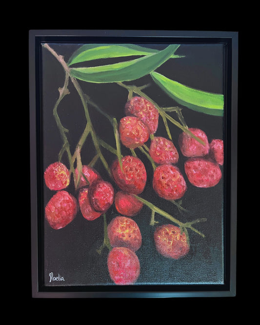 Red Lychees Oil Painting